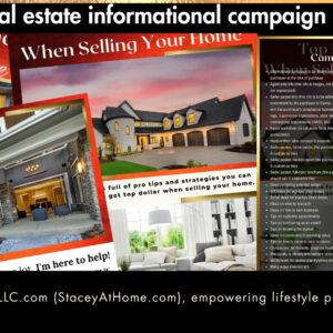 10 pro tips when selling your home campaign, download and add your info, make it yours & get to work! SphericalLLC.com for more downloads!